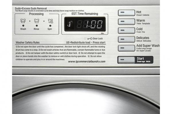 LG Gewerbewaschmaschine GIANT-WM10-E LP - 10kg - Bedienung